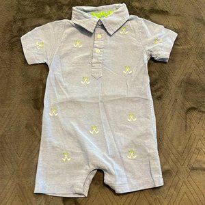 Golf Club Boy’s 9-12 month Collared Shortalls